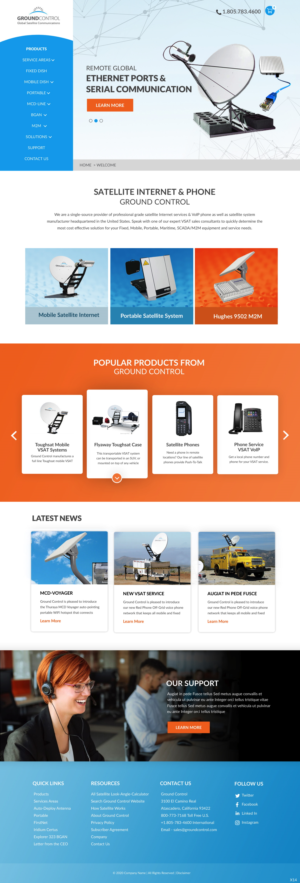 WordPress-Design von pb für Ground Control | Design: #23785698