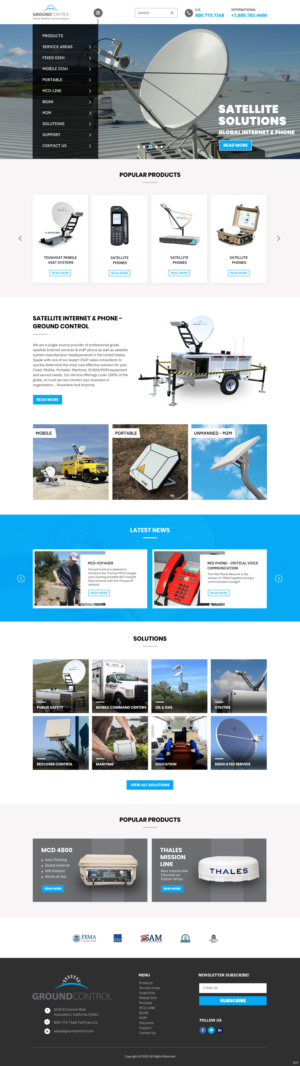 WordPress-Design von pb für Ground Control | Design: #23790574