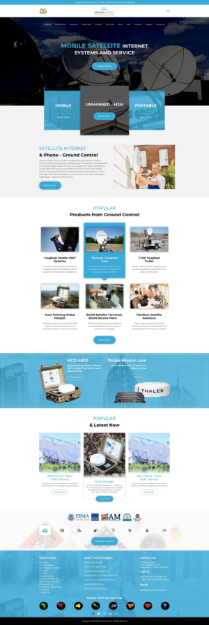 WordPress-Design von Pram Shaw für Ground Control | Design: #23818628
