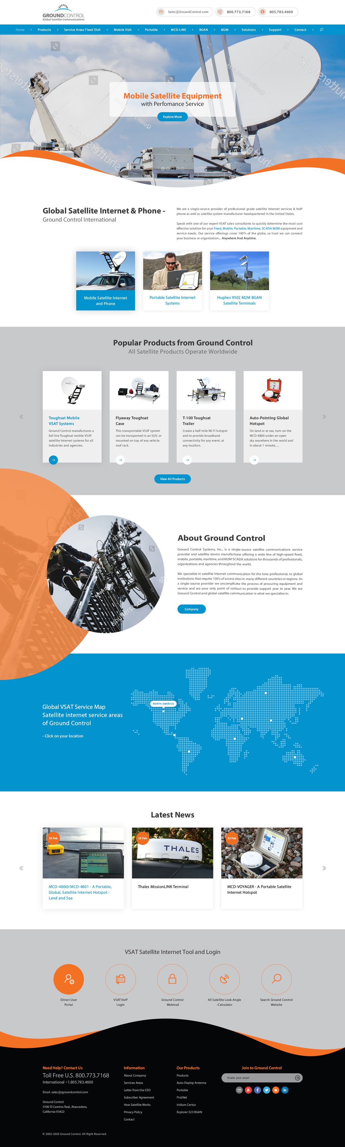 Wordpress Design by Ved Web Services for Ground Control | Design #23782777