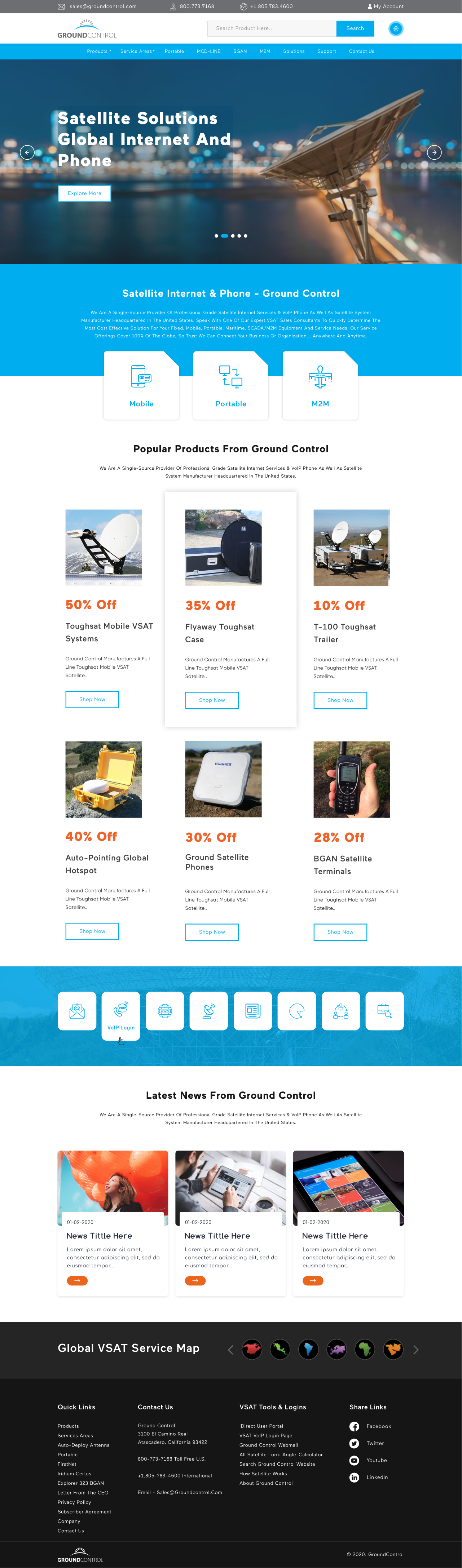 Diseño Wordpress por Hassaan Shah para Ground Control | Diseño #23800611
