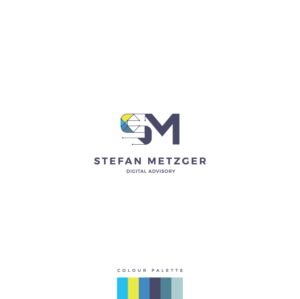 "Stefan Metzger" (add if needed: "Digital Advisory") | Diseño de Logo por somani