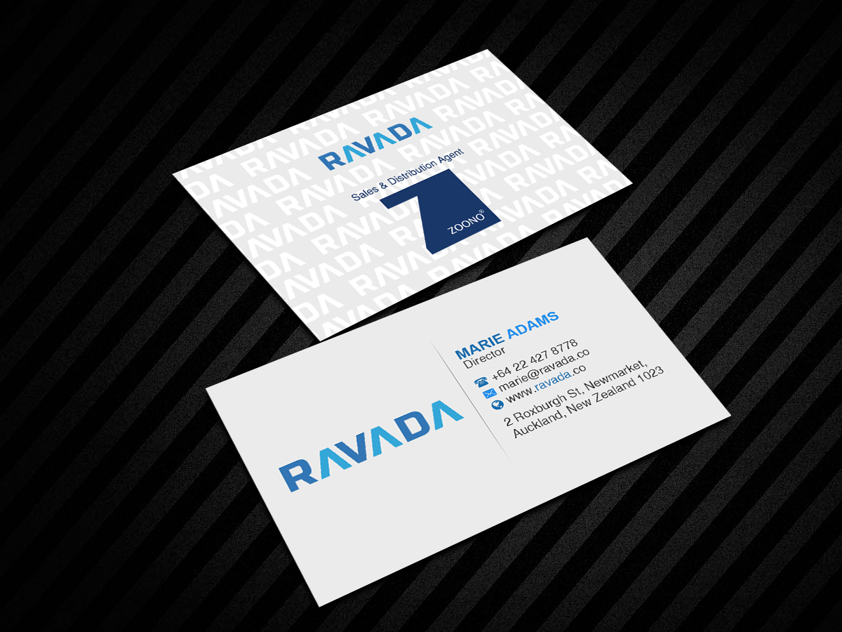 Business Card Design by Creations Box 2015 for Ravada Ltd | Design #23789008