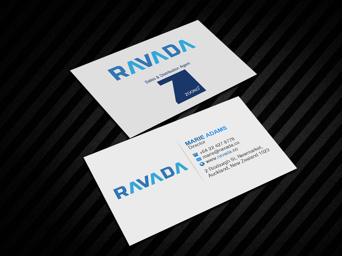 Business Card Design by Creations Box 2015 for Ravada Ltd | Design #23789009