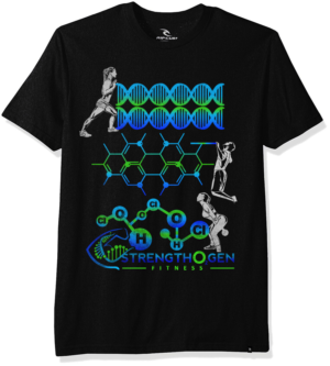 T-shirt design for science based fitness brand  | T-shirt Design by creative gravity