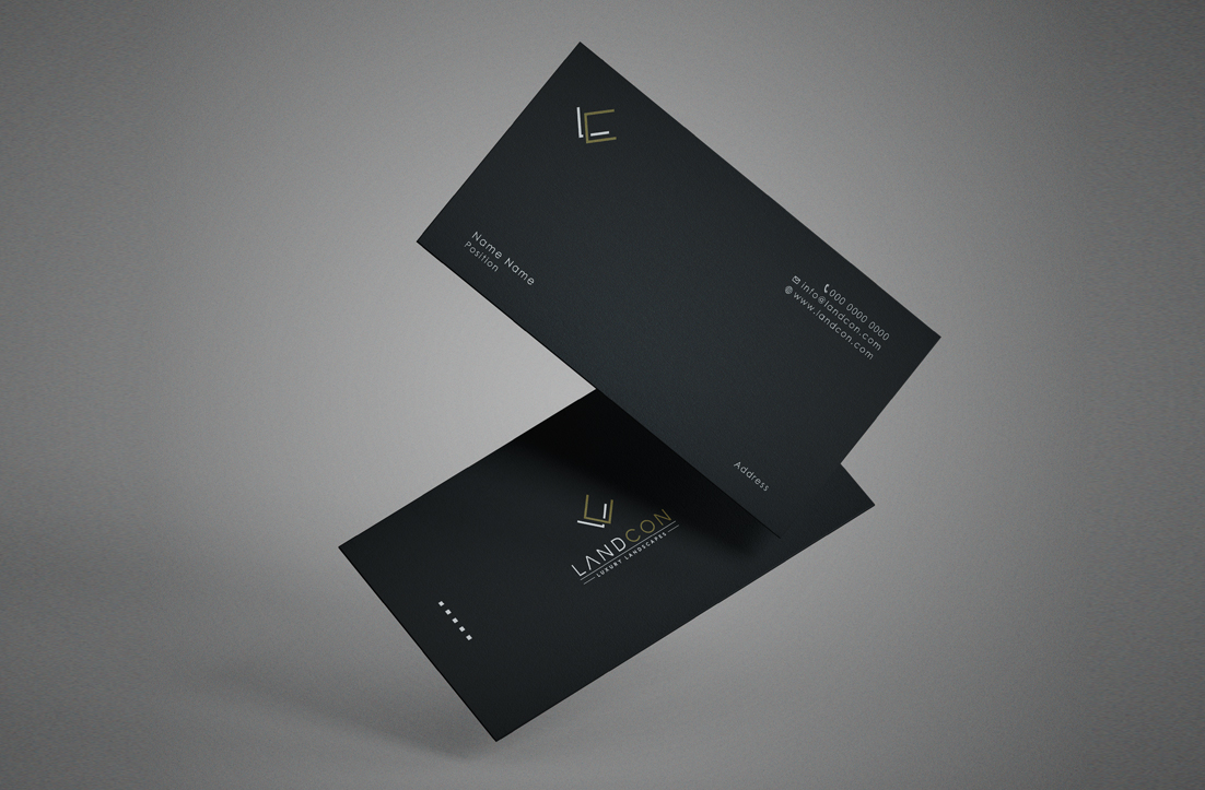 Business Card Design by GLDesigns for Land-Con LTD | Design #23792516