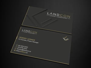 Visitenkarten-Design von Verified artistry (Design garden) für Land-Con LTD | Design: #23800870