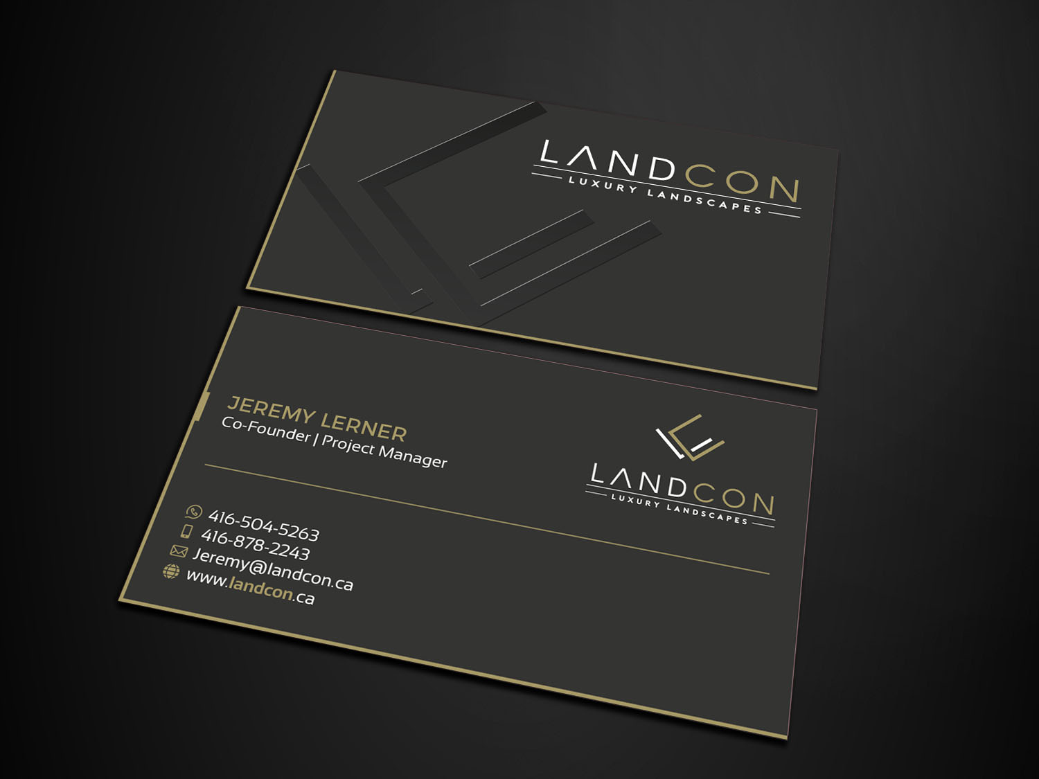 Business Card Design by Verified artistry for Land-Con LTD | Design #23800871