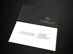 Visitenkarten-Design von Verified artistry (Design garden) für Land-Con LTD | Design: #23800872