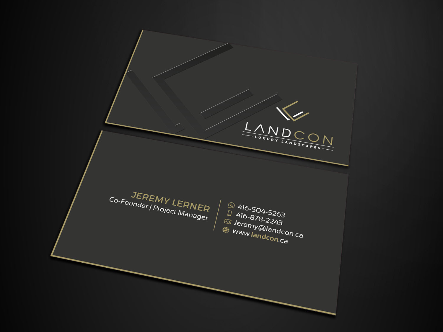 Business Card Design by Verified artistry for Land-Con LTD | Design #23800873