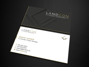Visitenkarten-Design von Verified artistry (Design garden) für Land-Con LTD | Design: #23800874