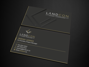 Visitenkarten-Design von Verified artistry (Design garden) für Land-Con LTD | Design: #23800875