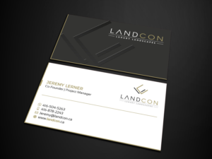 Visitenkarten-Design von Verified artistry (Design garden) für Land-Con LTD | Design: #23800876