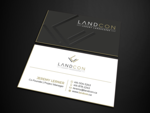 Visitenkarten-Design von Verified artistry (Design garden) für Land-Con LTD | Design: #23800877