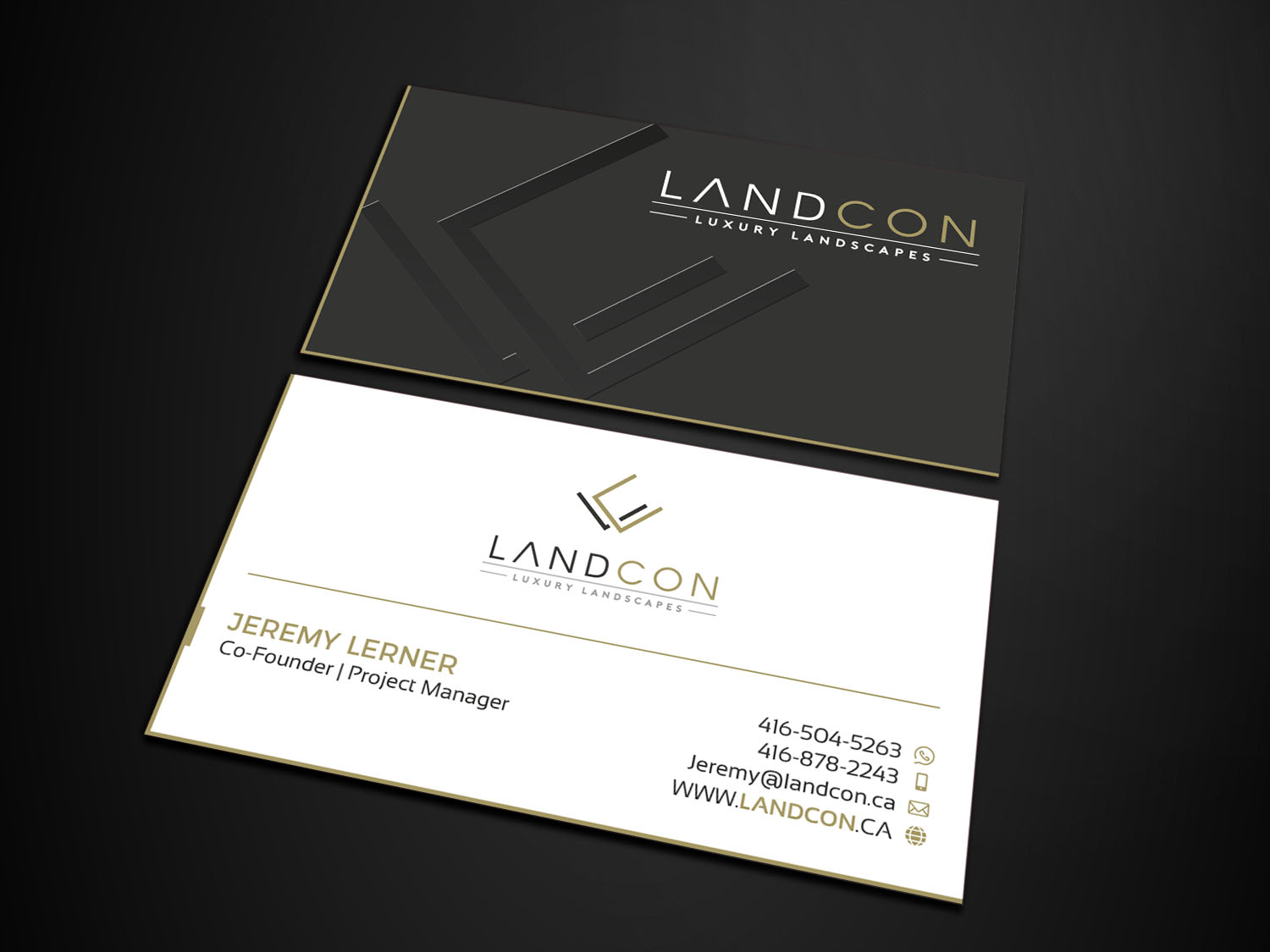 Business Card Design by Verified artistry for Land-Con LTD | Design #23800882