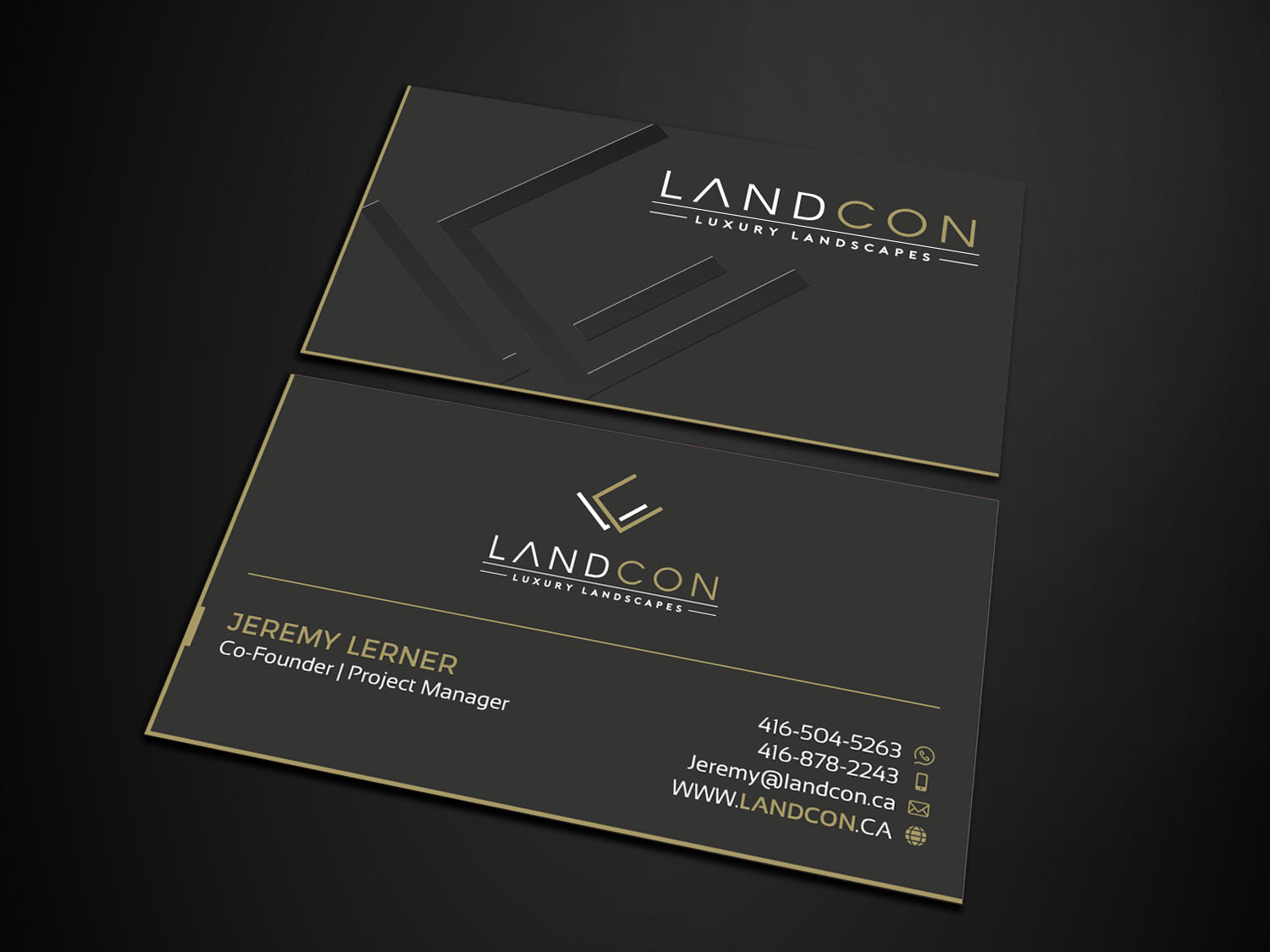 Business Card Design by Verified artistry for Land-Con LTD | Design #23800884