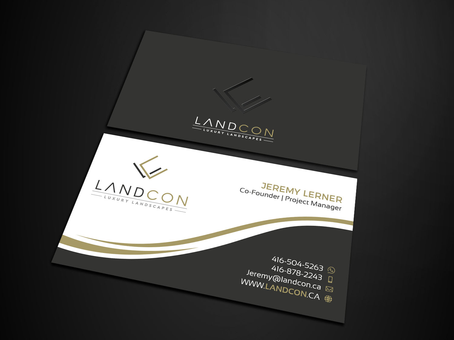 Business Card Design by Verified artistry for Land-Con LTD | Design #23800887