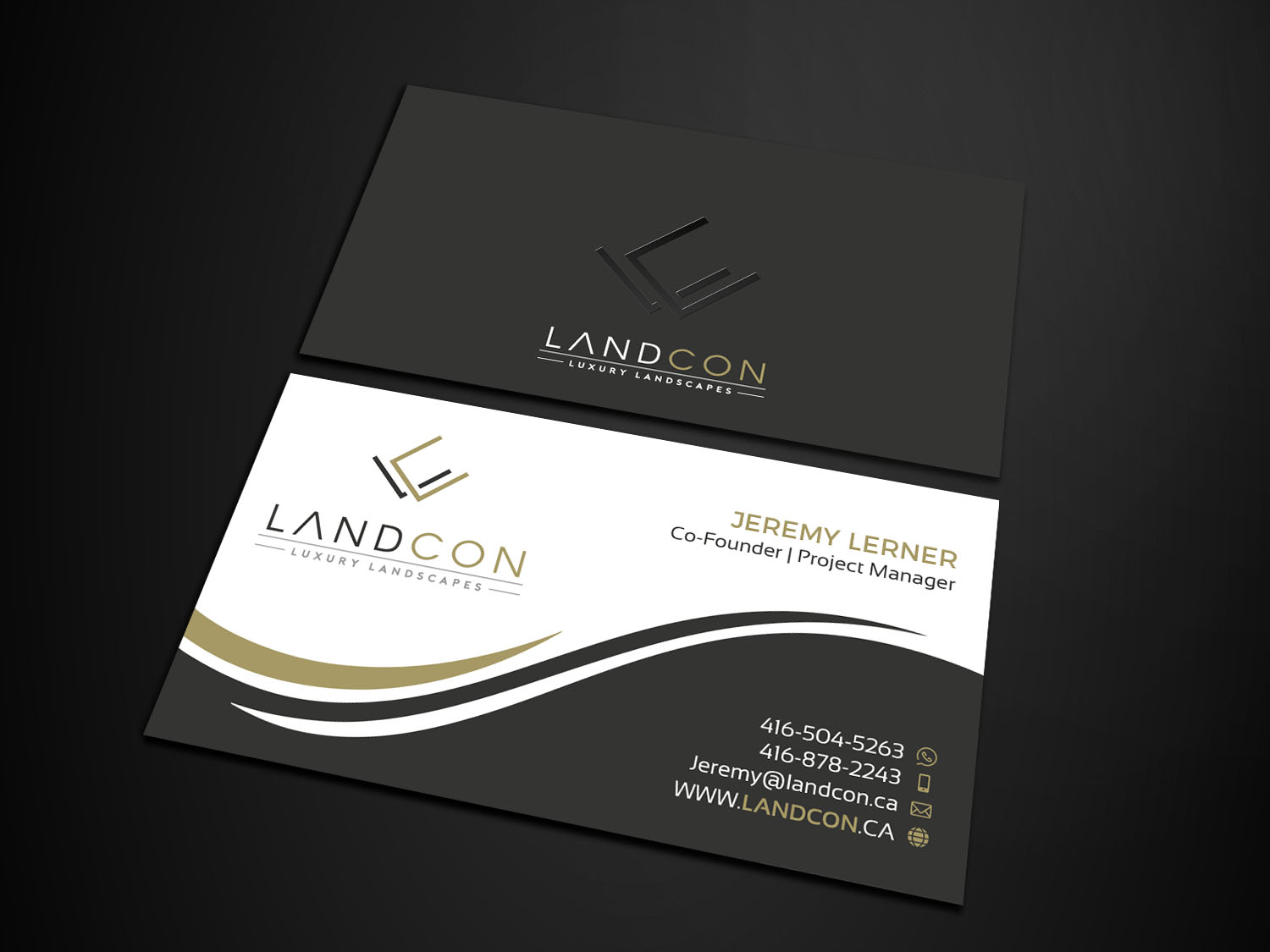 Business Card Design by Verified artistry for Land-Con LTD | Design #23800891