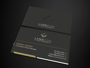 Visitenkarten-Design von Verified artistry (Design garden) für Land-Con LTD | Design: #23800892