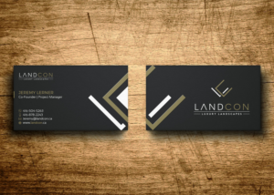 Visitenkarten-Design von Verified artistry (Design garden) für Land-Con LTD | Design: #23800893