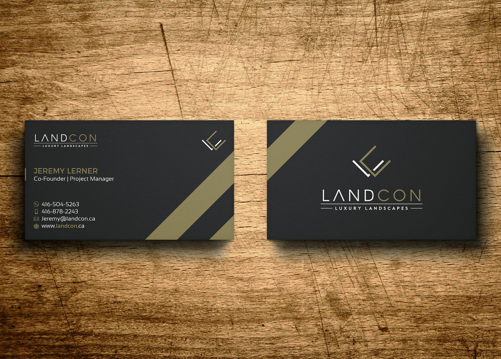 Business Card Design by Verified artistry (Design garden) for Land-Con LTD | Design #23800894