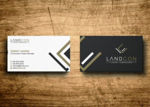 Diseño de Tarjeta de Presentación por Verified artistry (Design garden) para Land-Con LTD | Diseño: #23800895