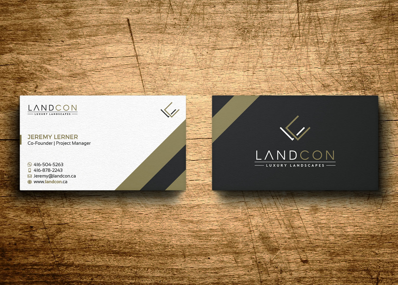 Business Card Design by Verified artistry for Land-Con LTD | Design #23800896