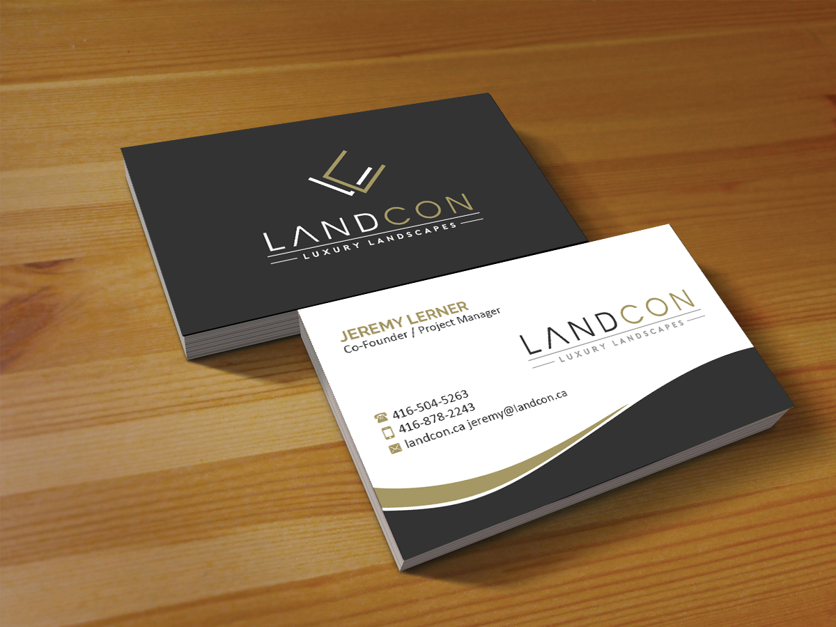Business Card Design by Creations Box 2015 for Land-Con LTD | Design #23798194