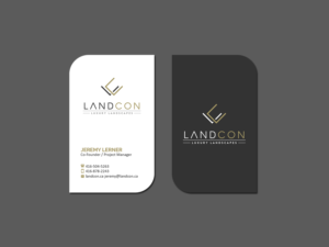 Visitenkarten-Design von Creations Box 2015 für Land-Con LTD | Design: #23798201