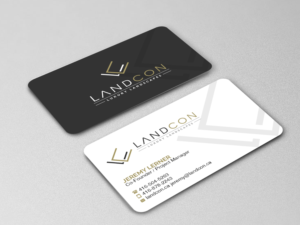 Visitenkarten-Design von Creations Box 2015 für Land-Con LTD | Design: #23798203