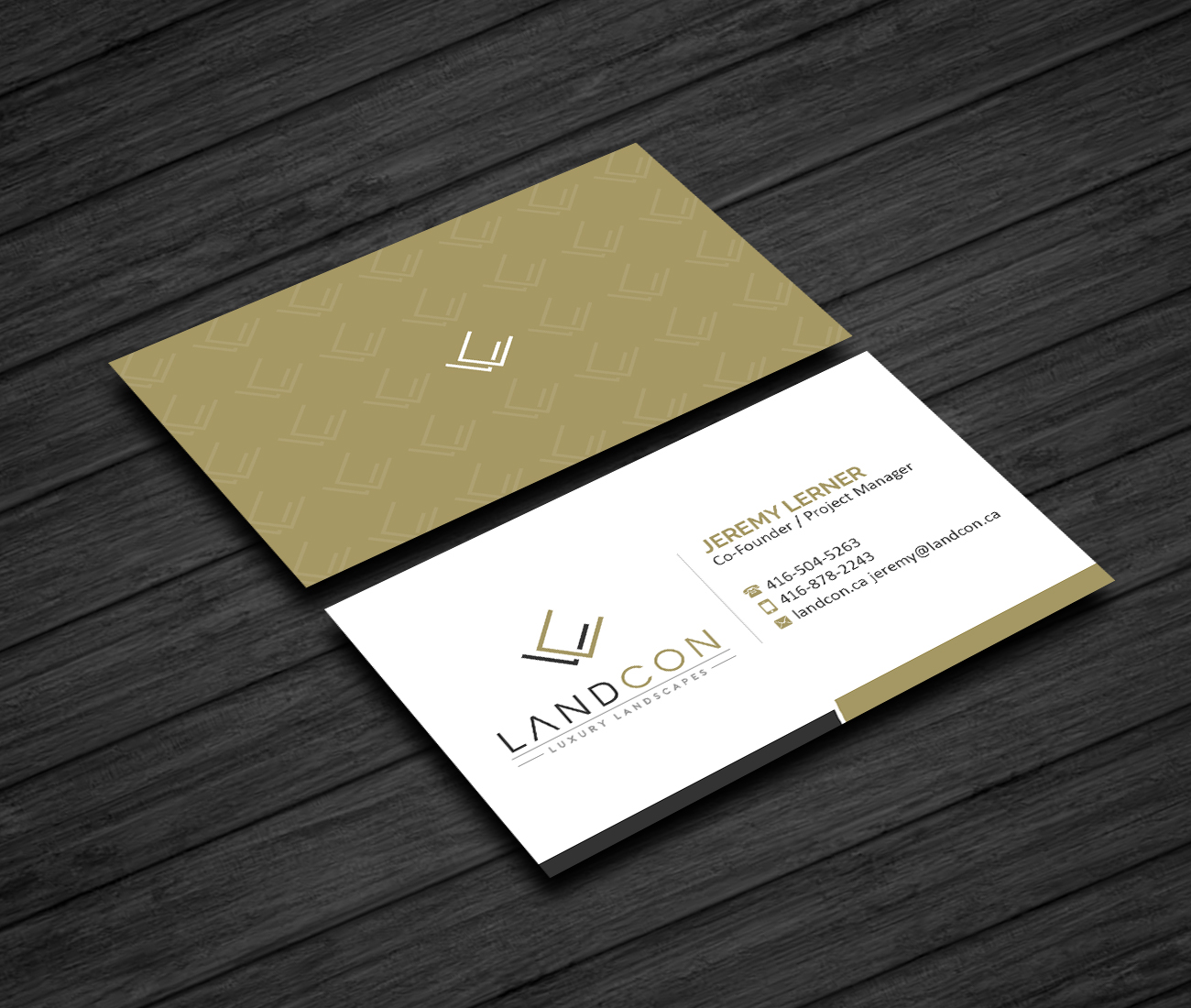 Business Card Design by Creations Box 2015 for Land-Con LTD | Design #23798204