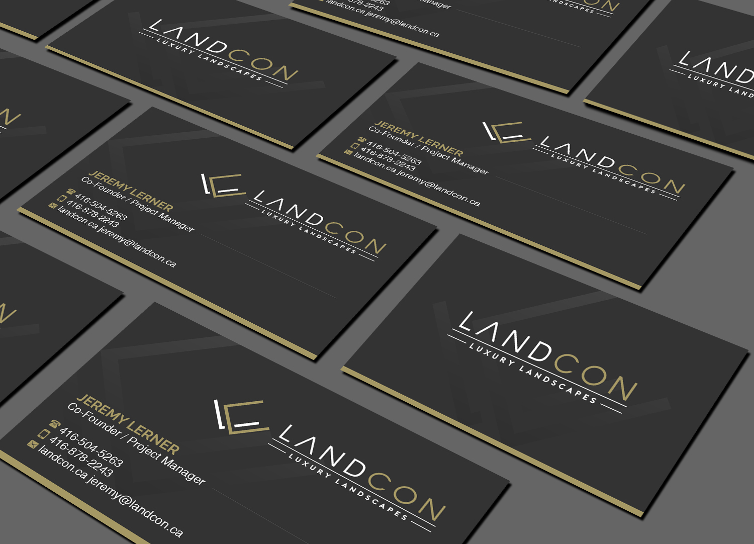 Business Card Design by Creations Box 2015 for Land-Con LTD | Design #23798212