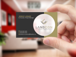 Visitenkarten-Design von Creations Box 2015 für Land-Con LTD | Design: #23799425