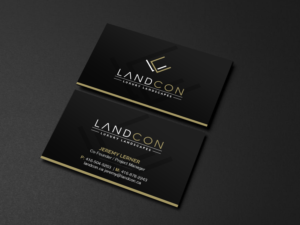 Visitenkarten-Design von Creations Box 2015 für Land-Con LTD | Design: #23799429