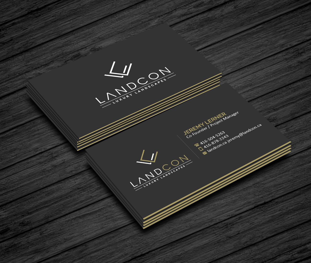 Business Card Design by Creations Box 2015 for Land-Con LTD | Design #23799430