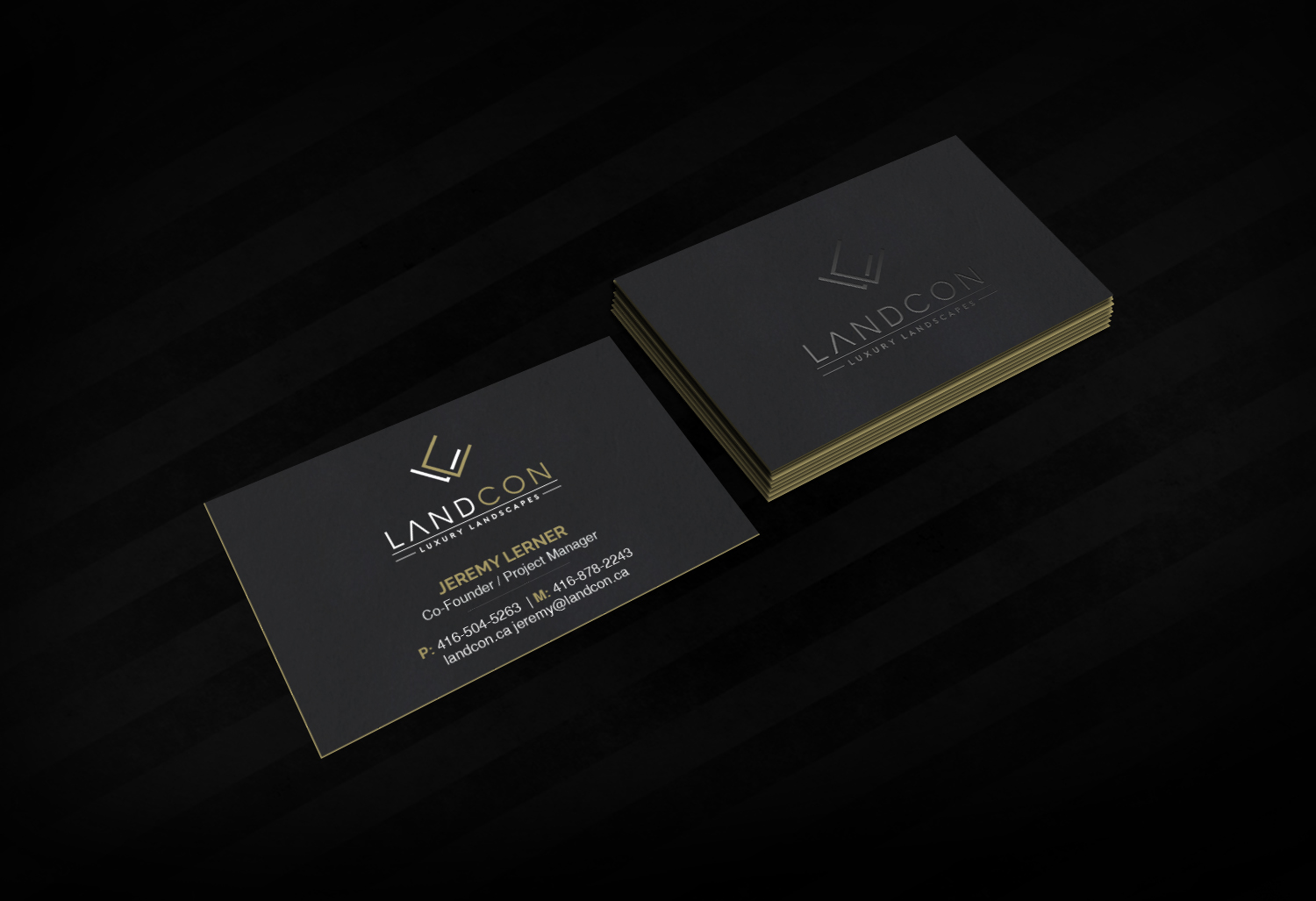 Business Card Design by Creations Box 2015 for Land-Con LTD | Design #23799431