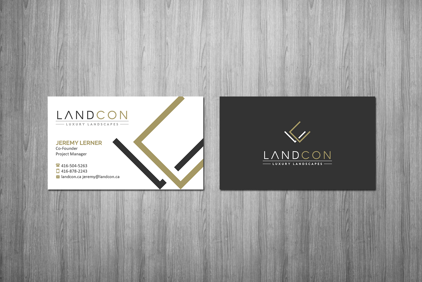 Business Card Design by Creations Box 2015 for Land-Con LTD | Design #23799435