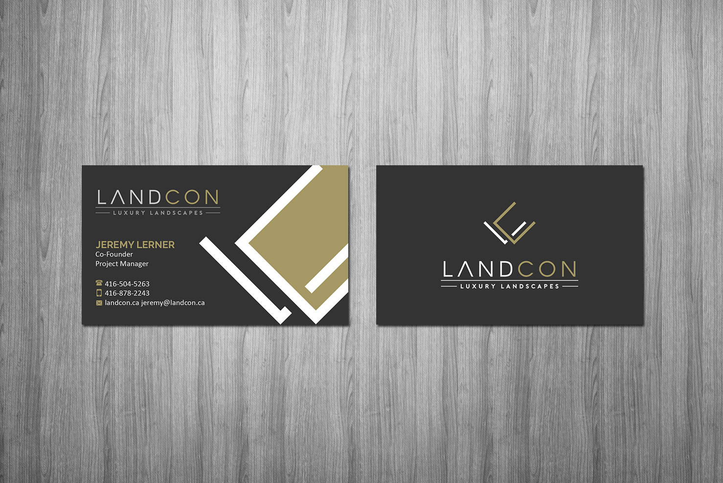 Business Card Design by Creations Box 2015 for Land-Con LTD | Design #23799436