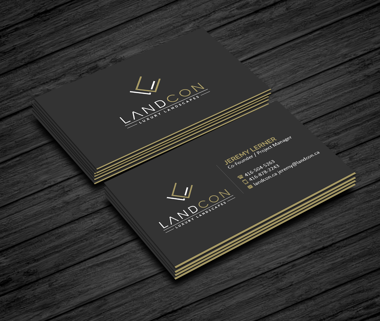 Business Card Design by Creations Box 2015 for Land-Con LTD | Design #23801272