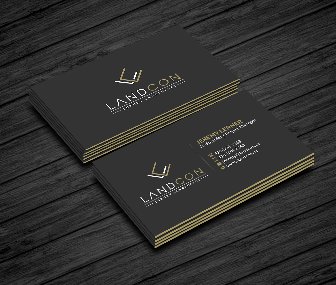 Business Card Design by Creations Box 2015 for Land-Con LTD | Design #23802080