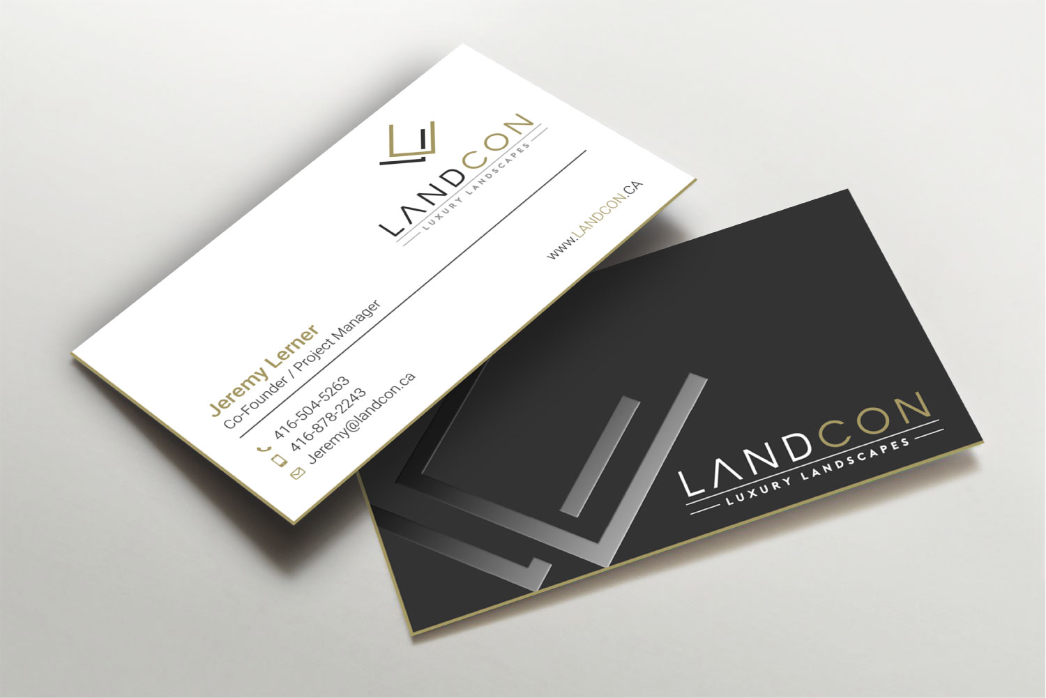 Diseño de Tarjeta de Presentación por LAXMI DESIGNHUB para Land-Con LTD | Diseño #23797462