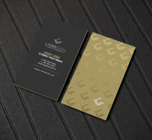 LANDCON Need a luxury modern business card designed. | Business Card Design by chandrayaan.creative