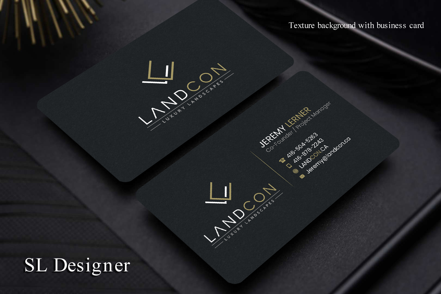 Diseño de Tarjeta de Presentación por SL Designer para Land-Con LTD | Diseño #23801692
