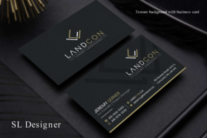 Diseño de Tarjeta de Presentación por SL Designer para Land-Con LTD | Diseño: #23801695