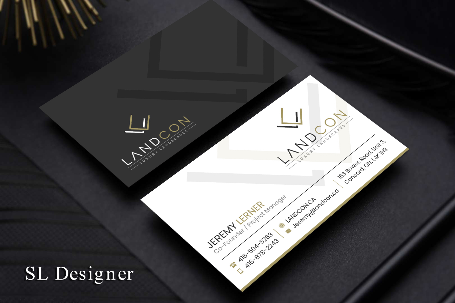 Business Card Design by SL Designer for Land-Con LTD | Design #23801699