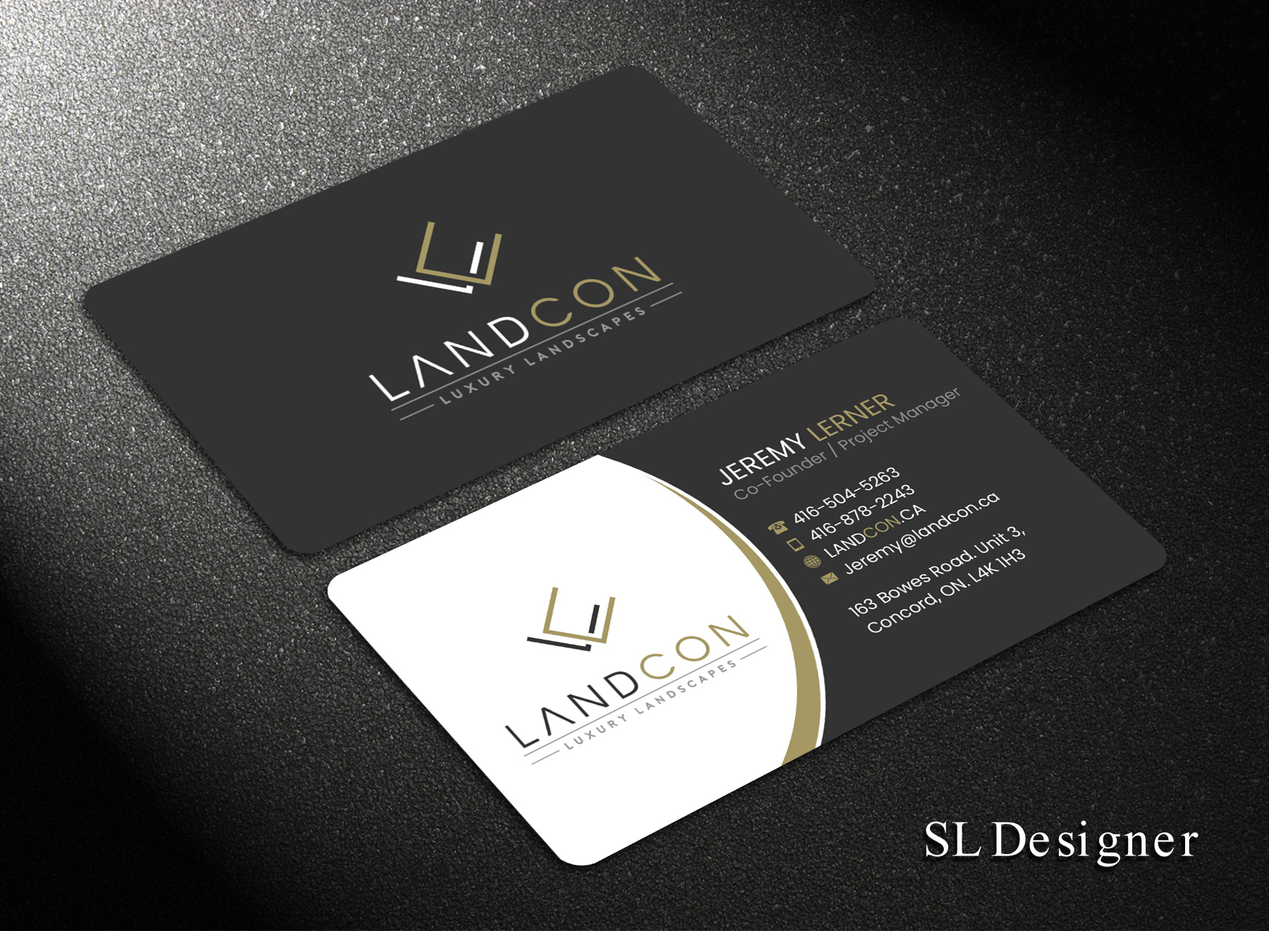 Business Card Design by SL Designer for Land-Con LTD | Design #23801700