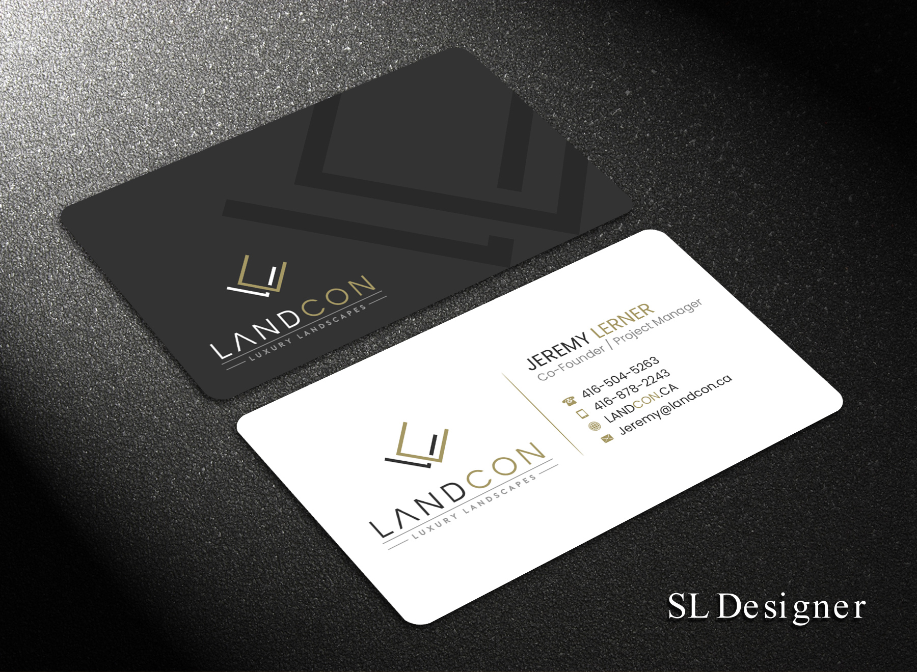 Business Card Design by SL Designer for Land-Con LTD | Design #23801712