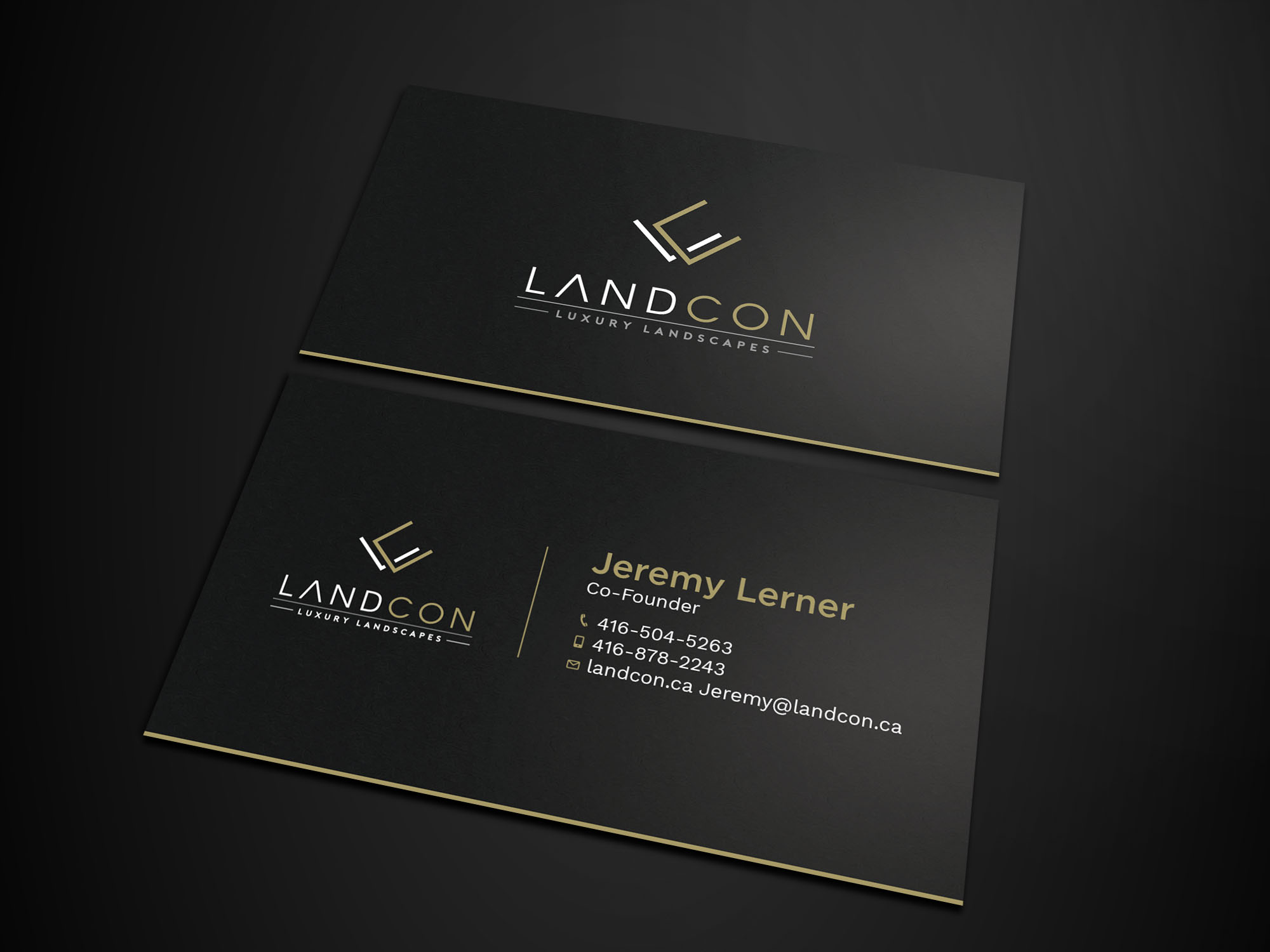 Business Card Design by Tripti Ranjan Gain for Land-Con LTD | Design #23800077