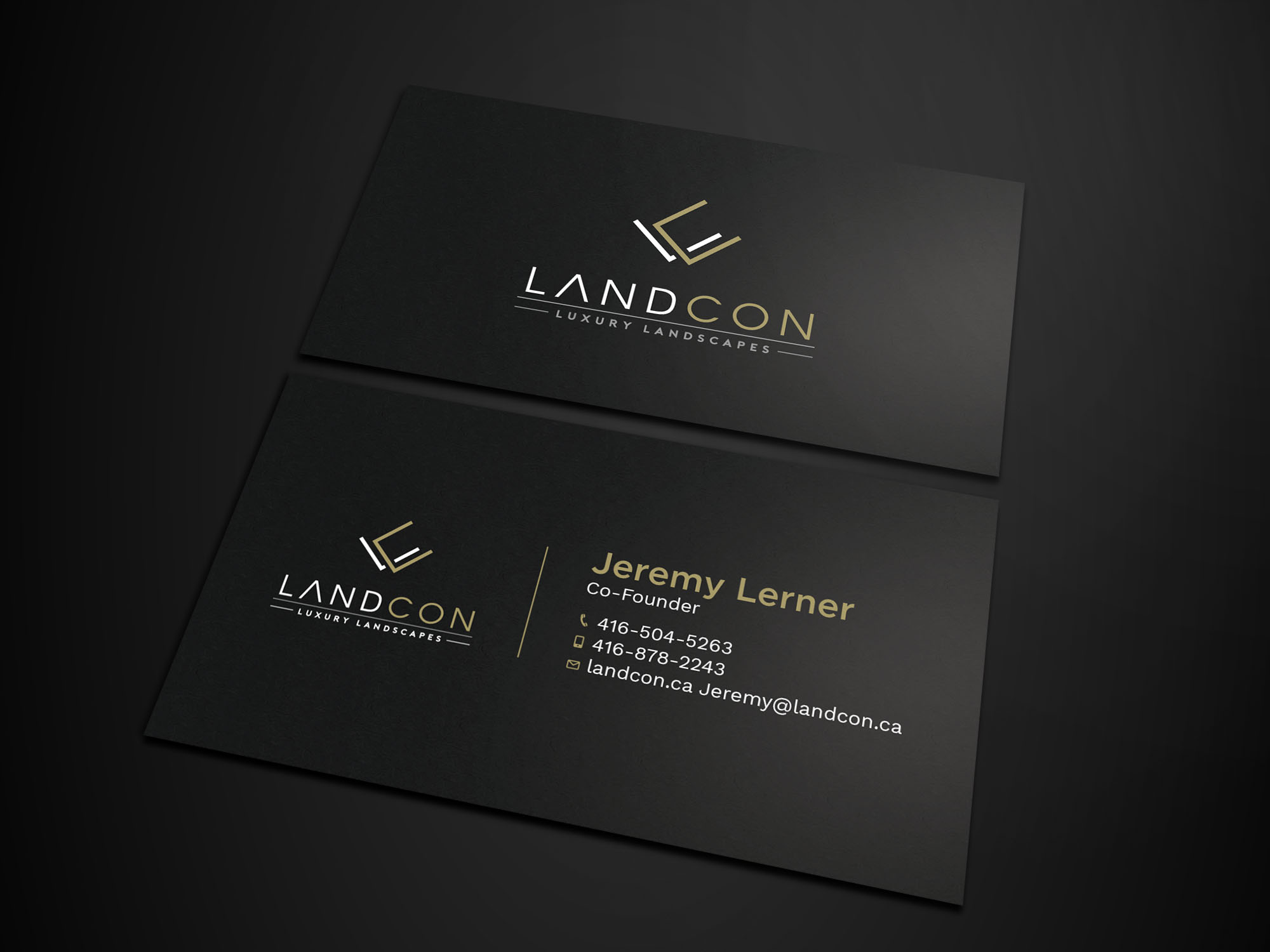 Business Card Design by Tripti Ranjan Gain for Land-Con LTD | Design #23800078