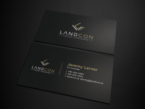 Business Card Design by Tripti Ranjan Gain for Land-Con LTD | Design: #23800078